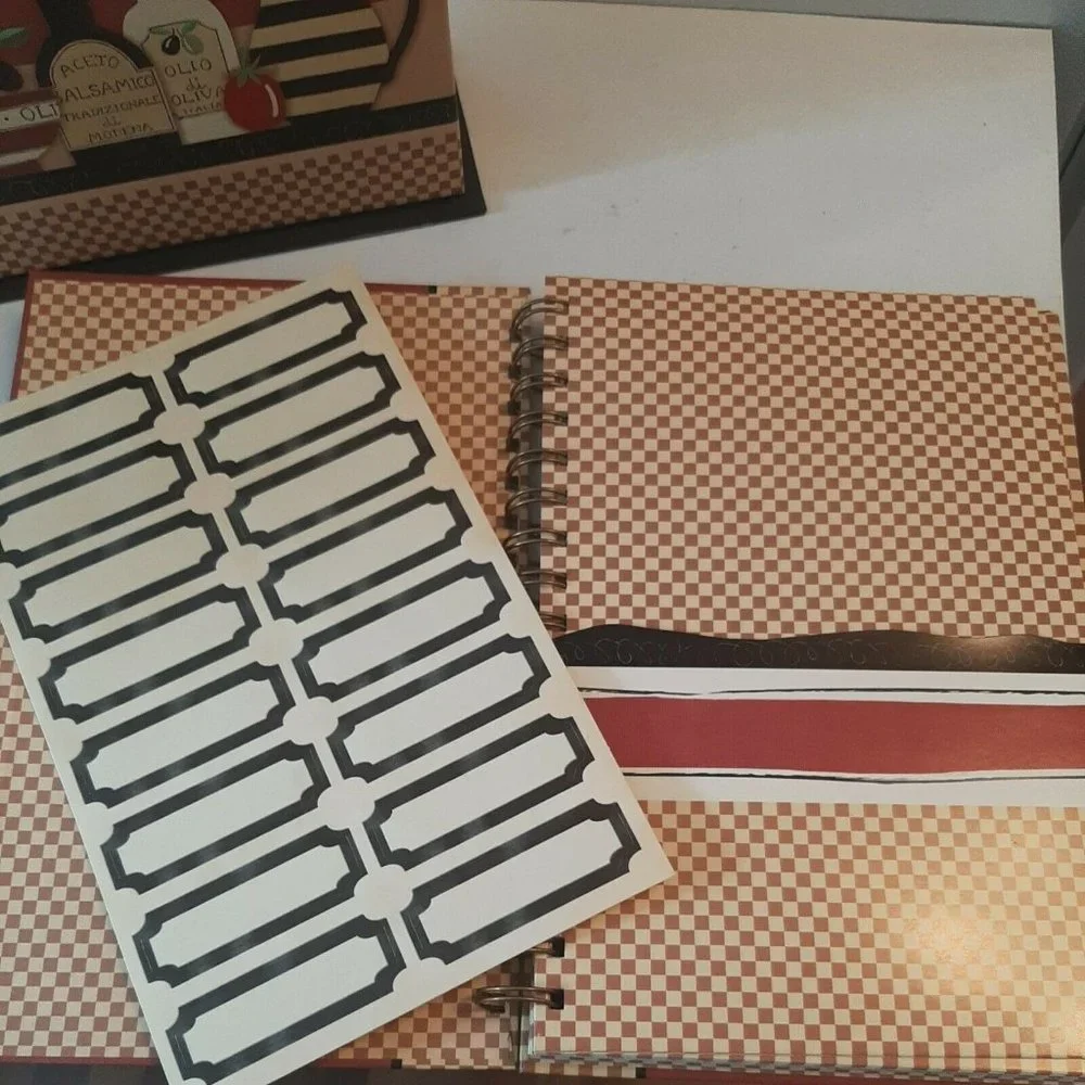 4 Piece Recipe Collection Notebook Keeper Notes Gift Boxed Journal Organizer